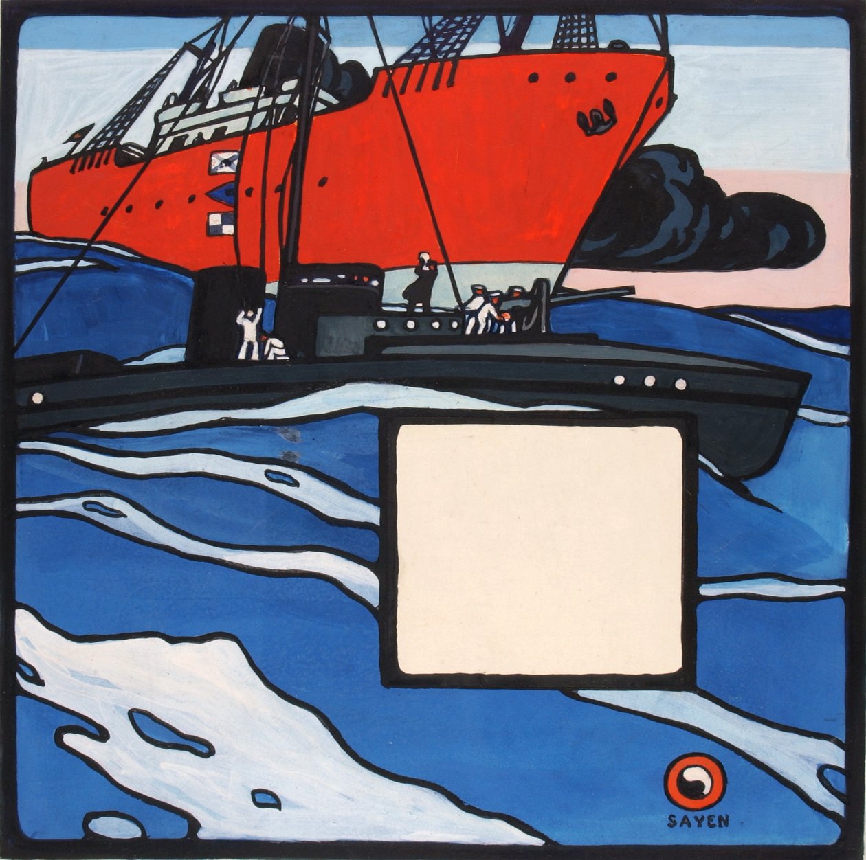 Sem título (Ação Naval) de H. Lyman Sayen