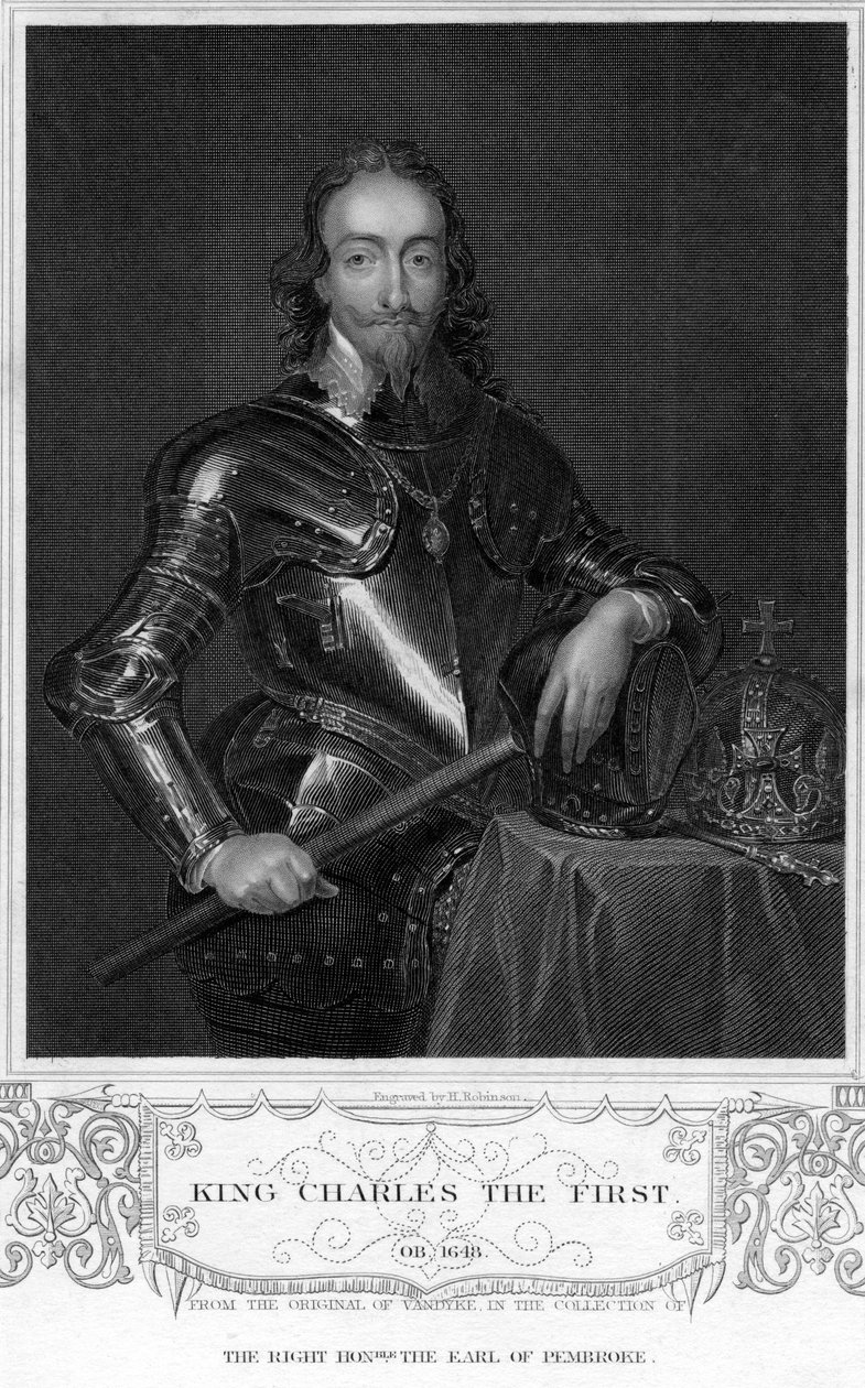 Carlos I da Inglaterra, século XIX. de H. Robinson