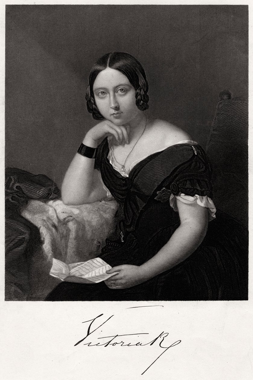 Rainha Victoria, século XIX de H. Robinson