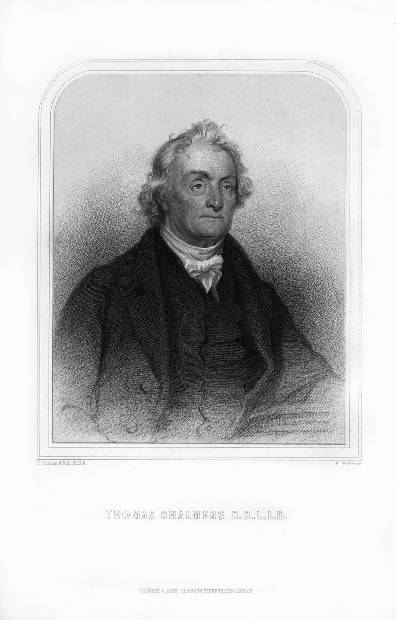 Thomas Chalmers, divino escocês, 1870. de H. Robinson