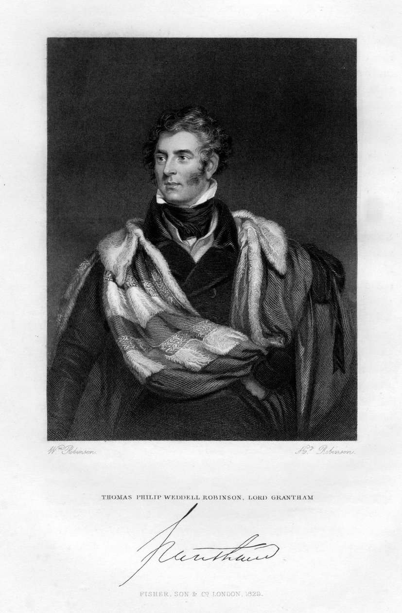 Thomas Philip Weddell Robinson, Lord Grantham, 1829 de H. Robinson