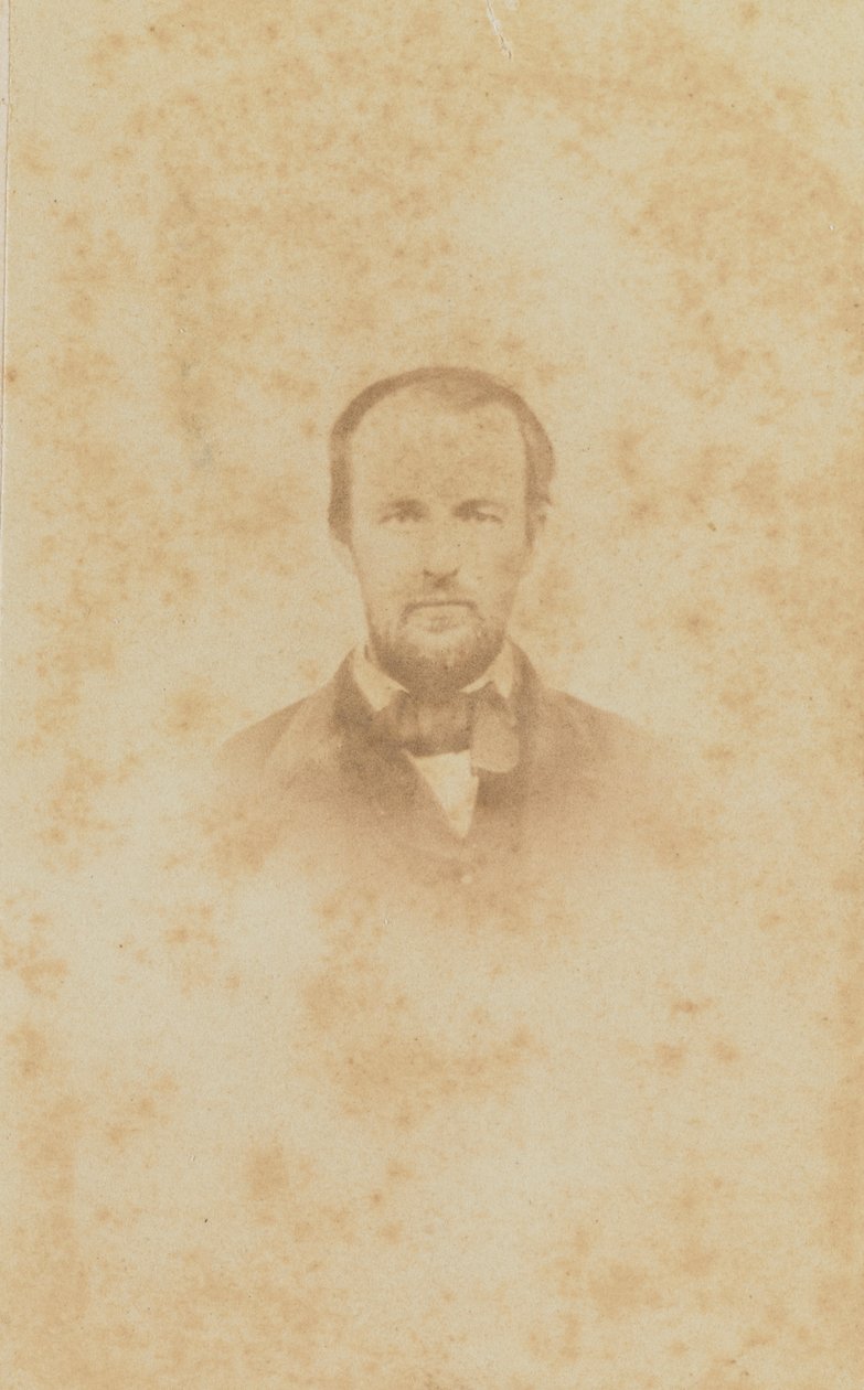 Carte-de-visit retrato de Harold M. White, 1860-1862. de H. S. Tousley