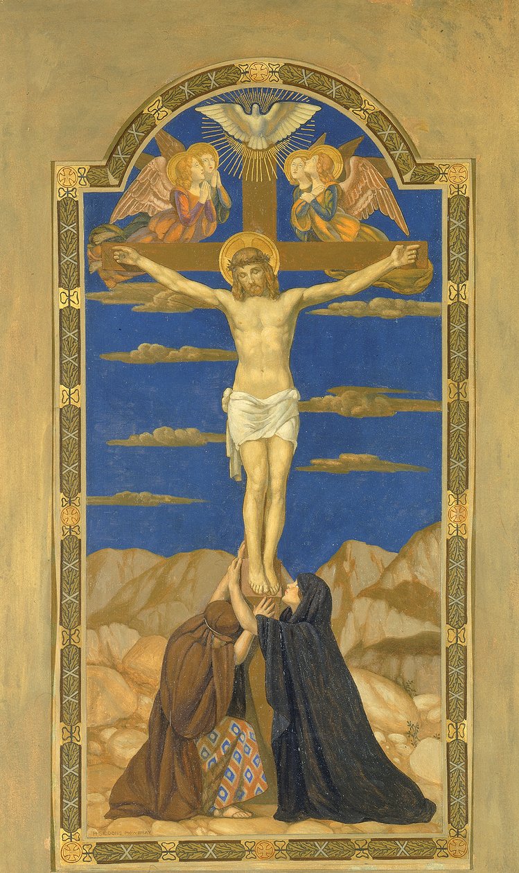 Crucificação, 1915-1925. de H. Siddons Mowbray