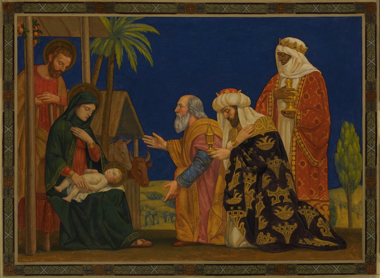 Os Reis Magos de H. Siddons Mowbray