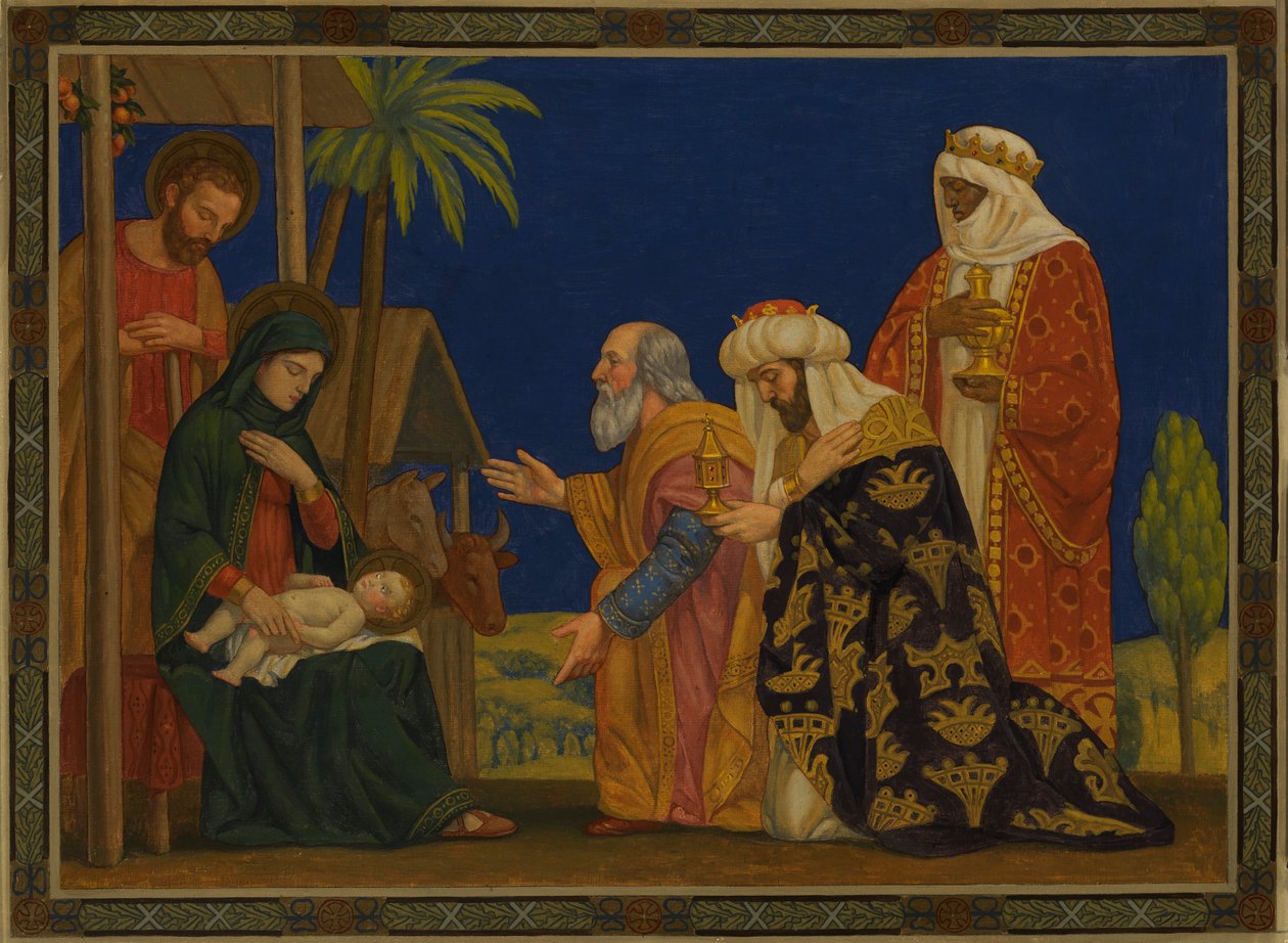 Os Magos, c. 1915. de H. Siddons Mowbray