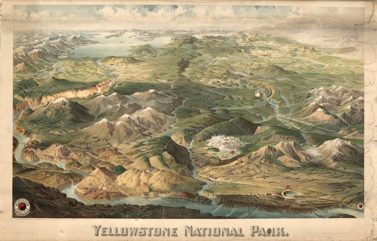 Parque nacional Yellowstone. de H. Wellge