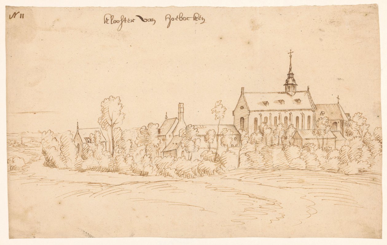 O mosteiro de Hoboken de H. van Wel (attributed to)