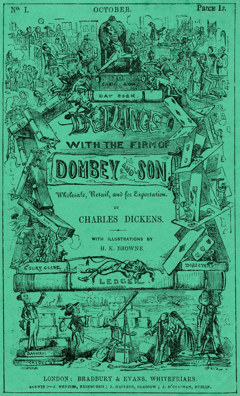 Charles Dickens - Dombey e Filho de Hablot Knight Browne