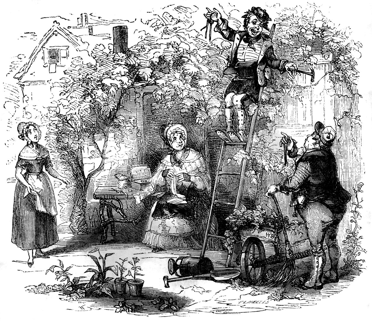 A &39;The Old Curiosity Shop&39; de Charles Dickens de Hablot Knight Browne