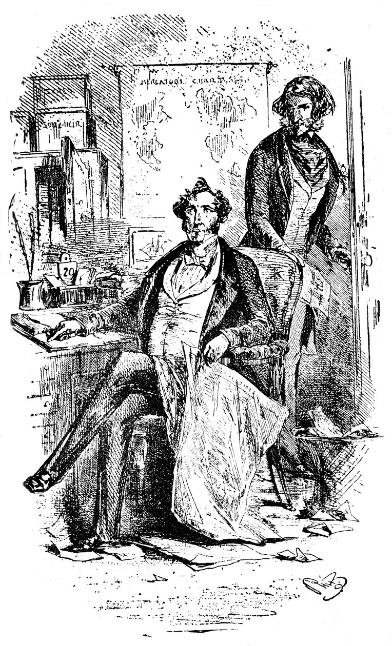 Dombey & Son de Charles Dickens de Hablot Knight Browne