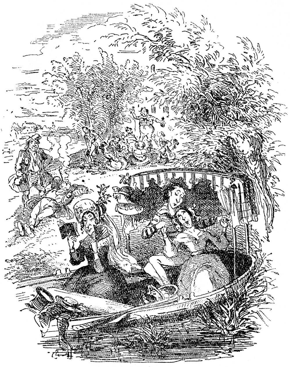 "Sketches by Boz" de Charles Dickens de Hablot Knight Browne