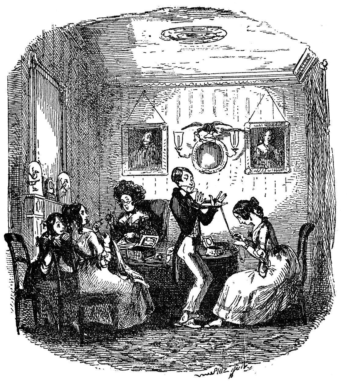 "Sketches by Boz" de Charles Dickens de Hablot Knight Browne