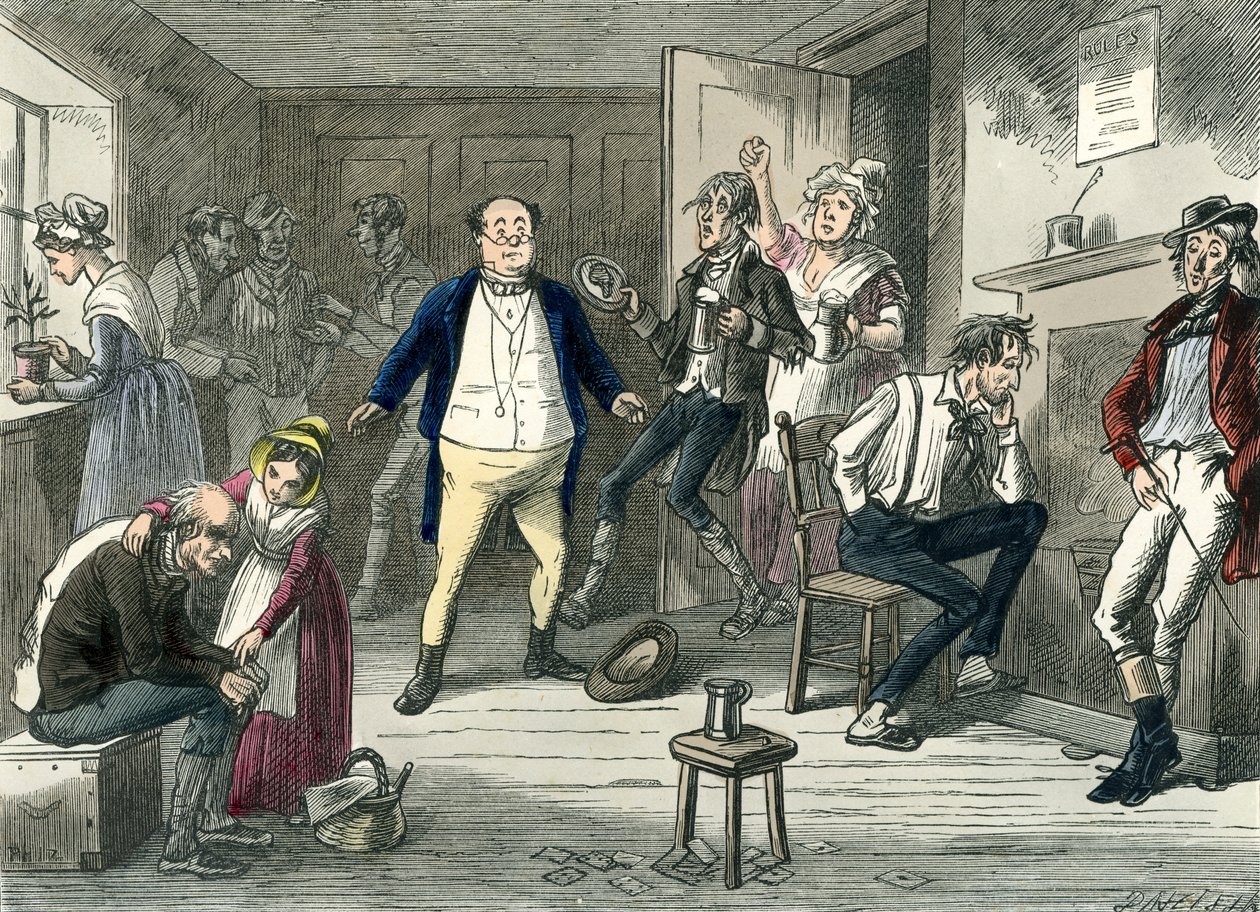 The Pickwick Club de Charles Dickens de Hablot Knight Browne