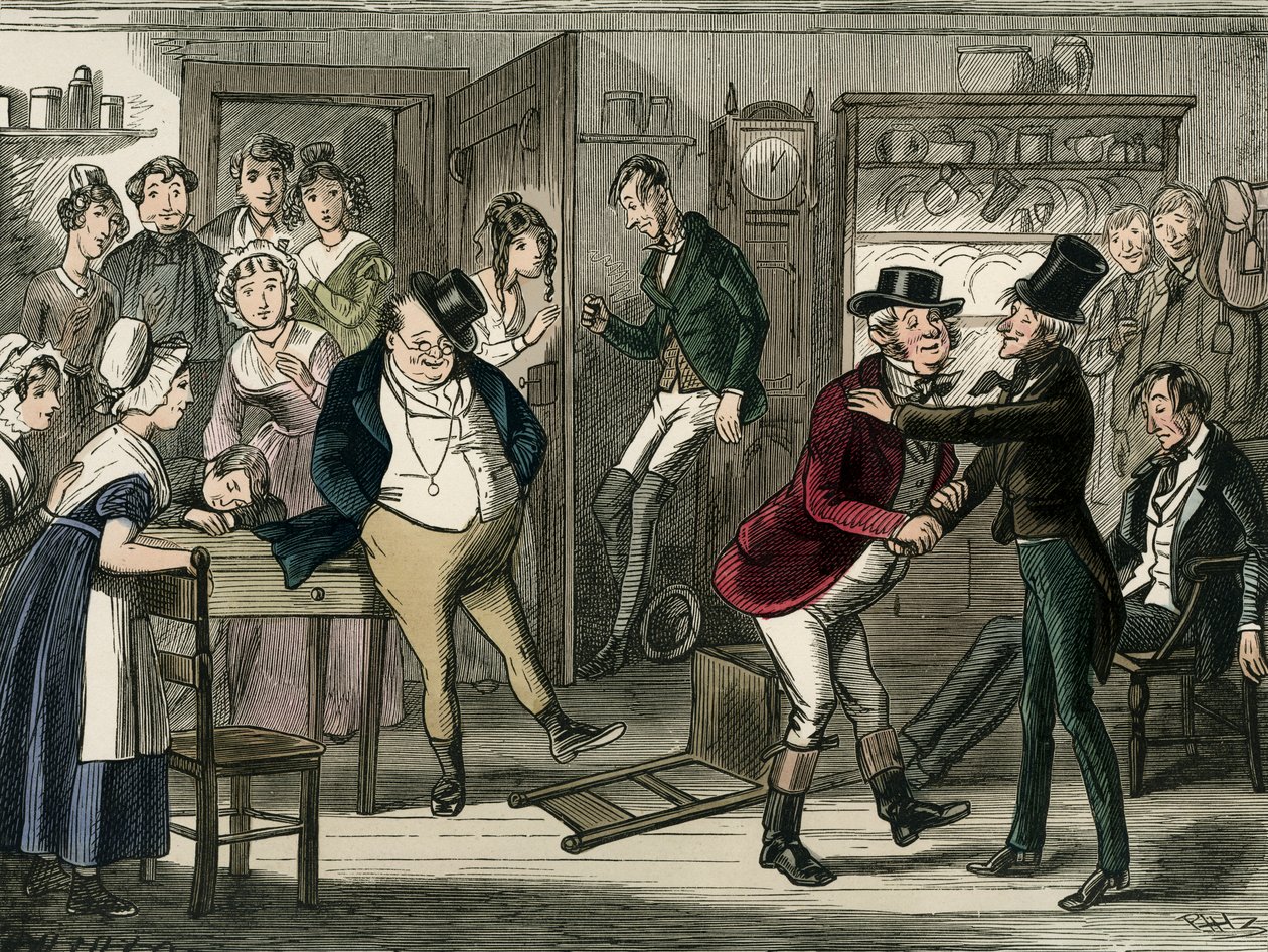O Clube Pickwick por Charles Dickens de Hablot Knight Browne