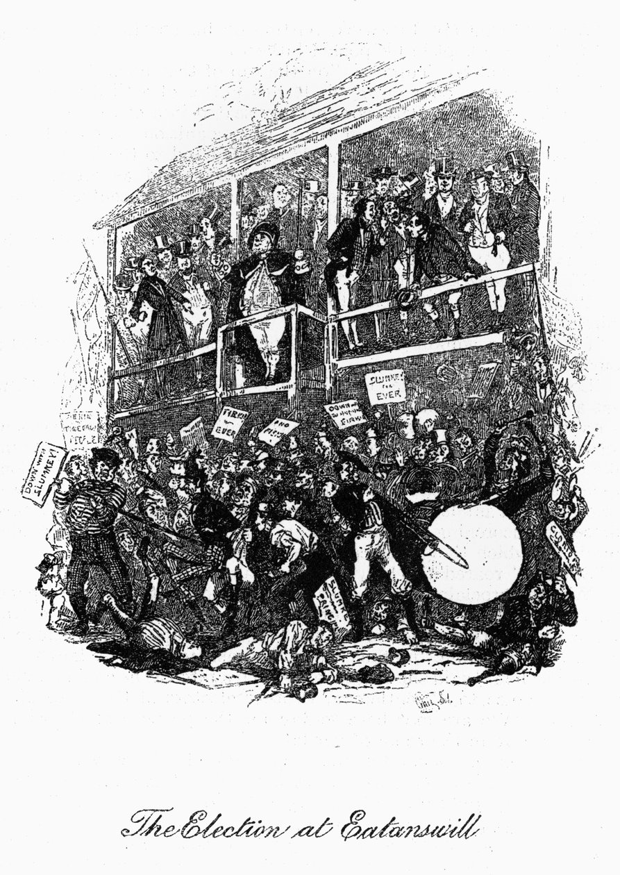"Os papéis Pickwick" - de Hablot Knight Browne