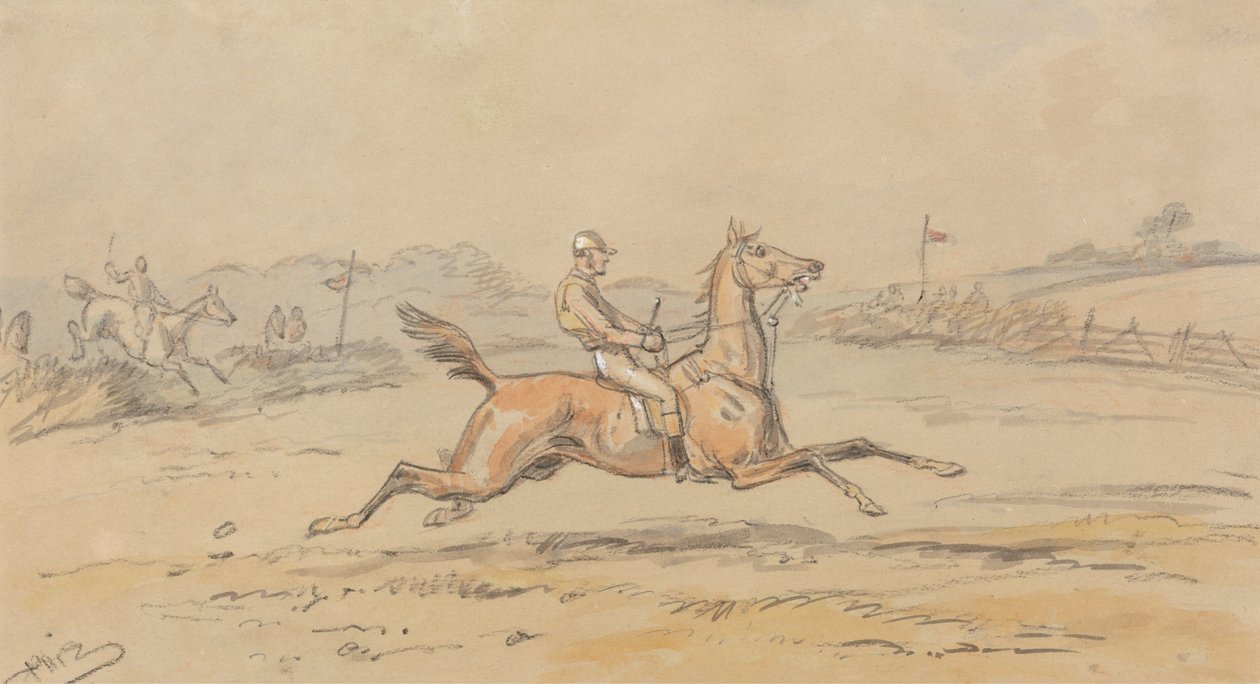 Corrida de ponto a ponto de Hablot Knight Browne