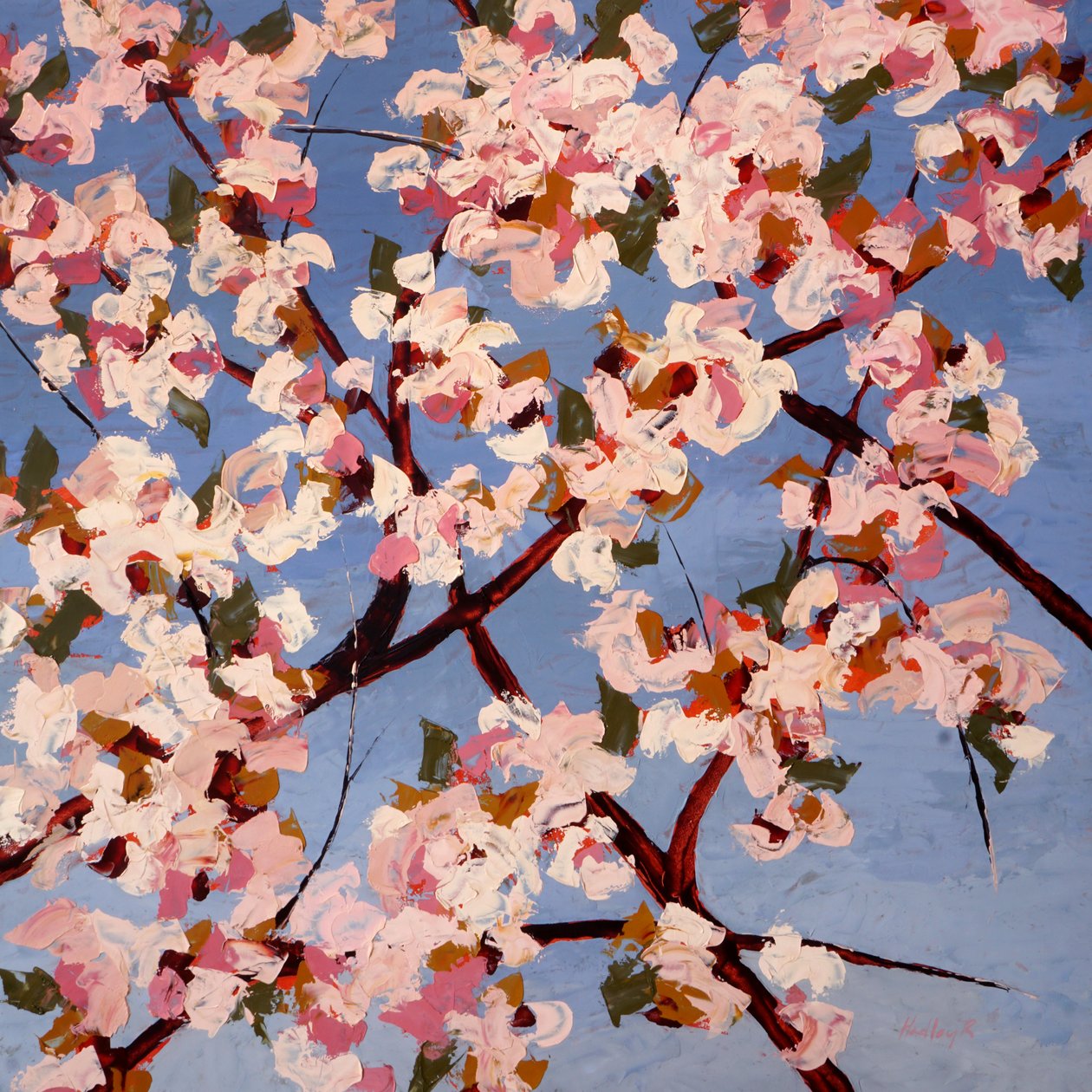 Fleurs de Joie, c. 2022 (óleo sobre painel) de Hadley Rampton