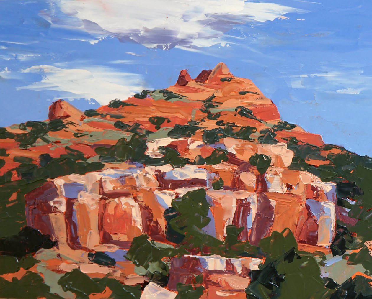 In Color, Sedona, c.2024 (óleo sobre masonite) de Hadley Rampton