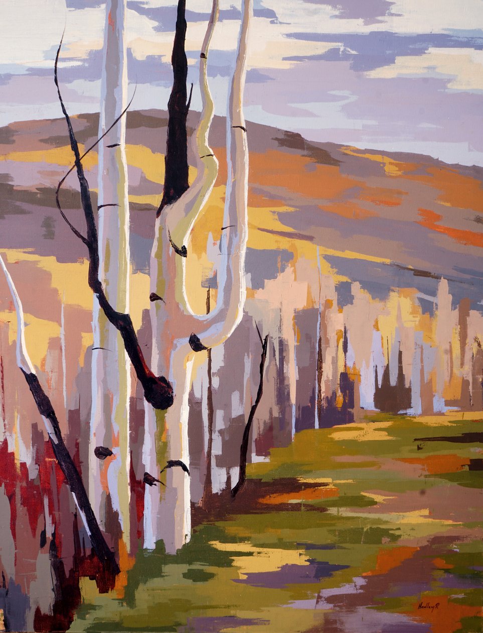 Mudança, c. 2022 (óleo sobre tela) de Hadley Rampton