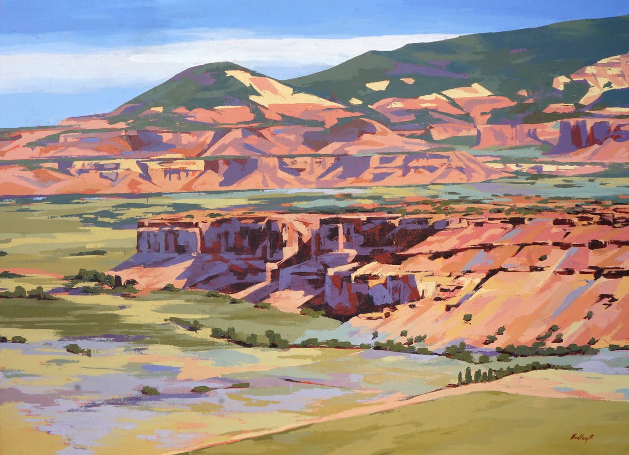 Torrey Overlook, 2024 (óleo sobre tela) de Hadley Rampton