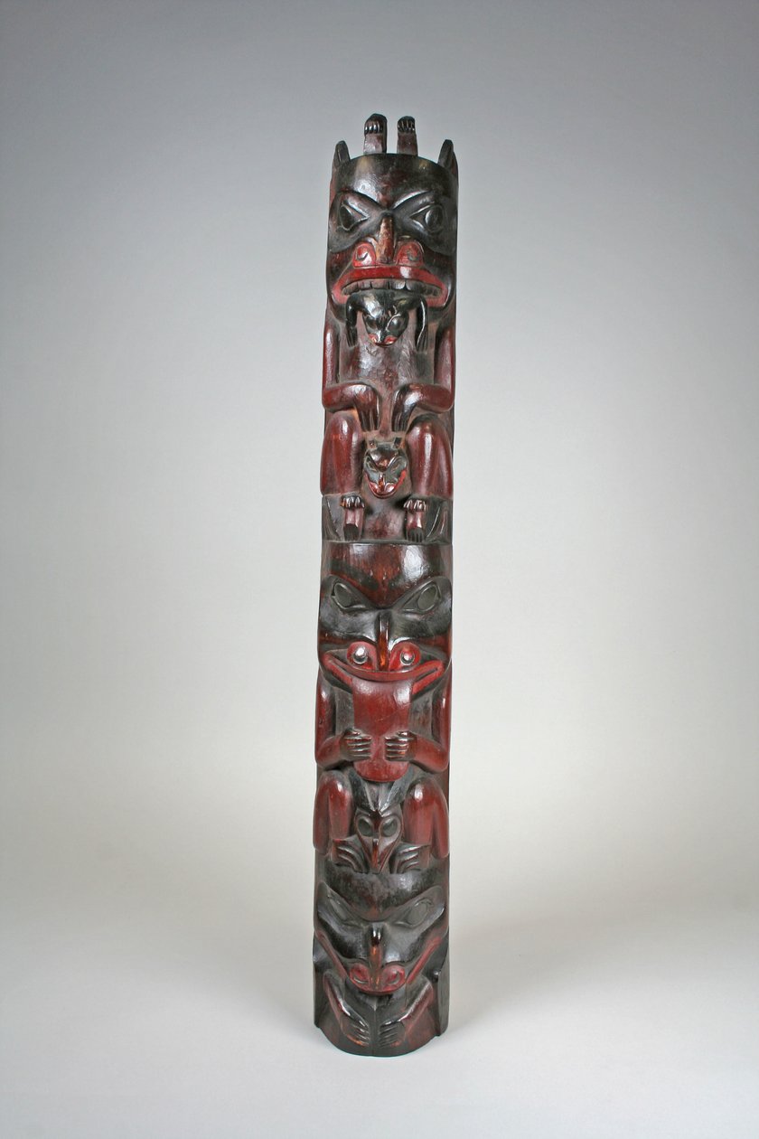 Modelo Totem Pole de Haida