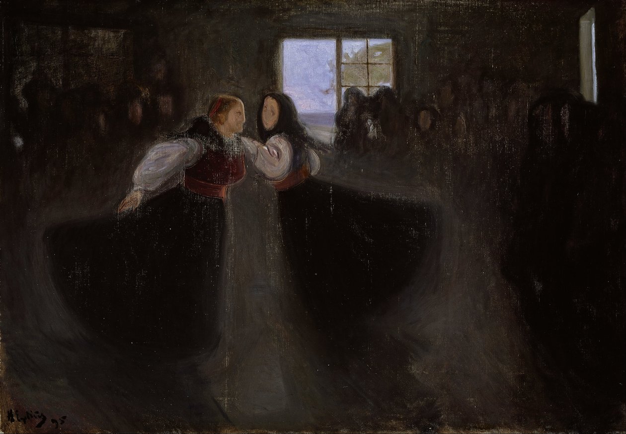 Meninas dançando de Halfdan Egedius