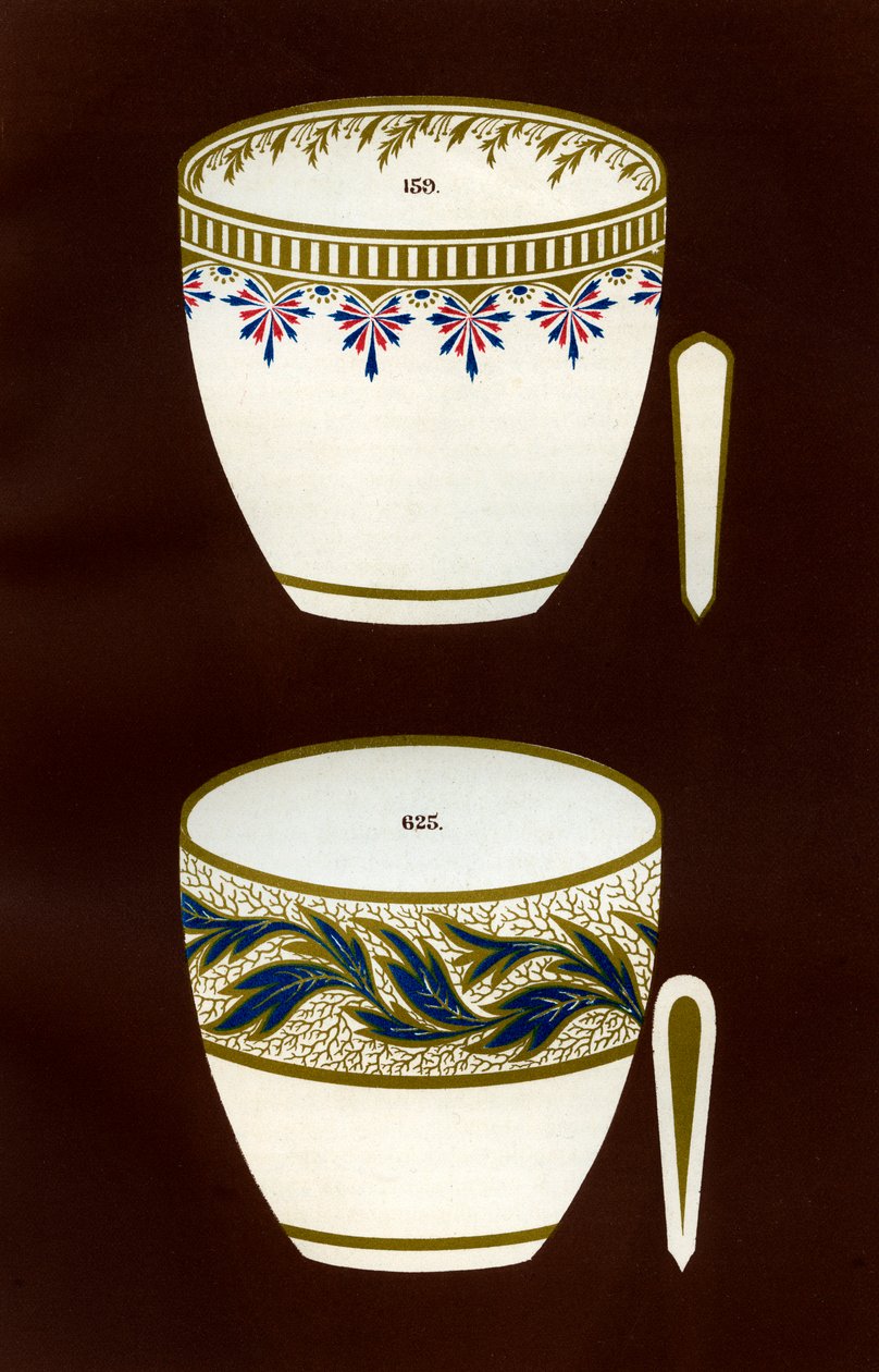 Padrões de Derby, 1876. de Hall and England