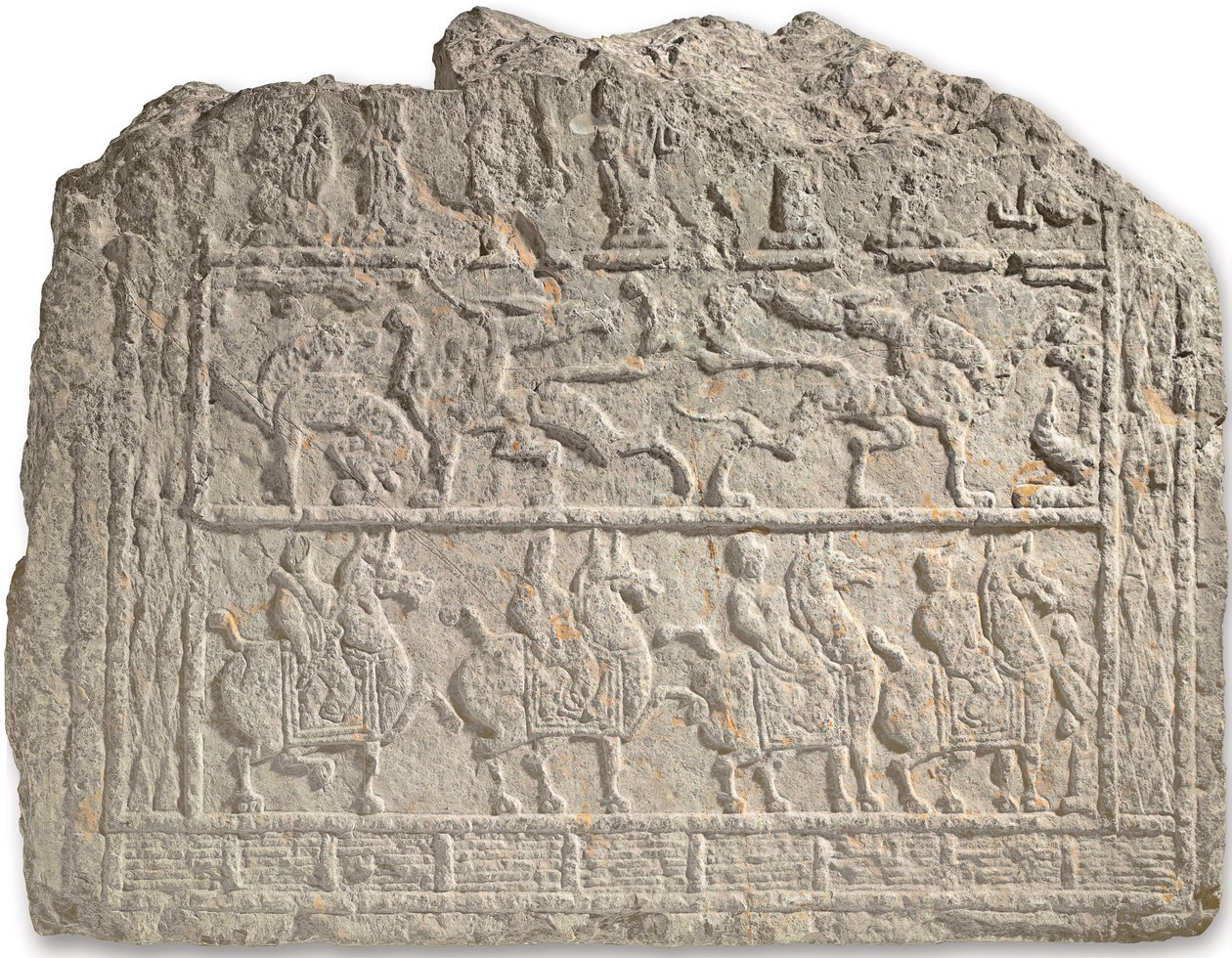 Relevo de tumba grande rara de Han Dynasty Chinese School