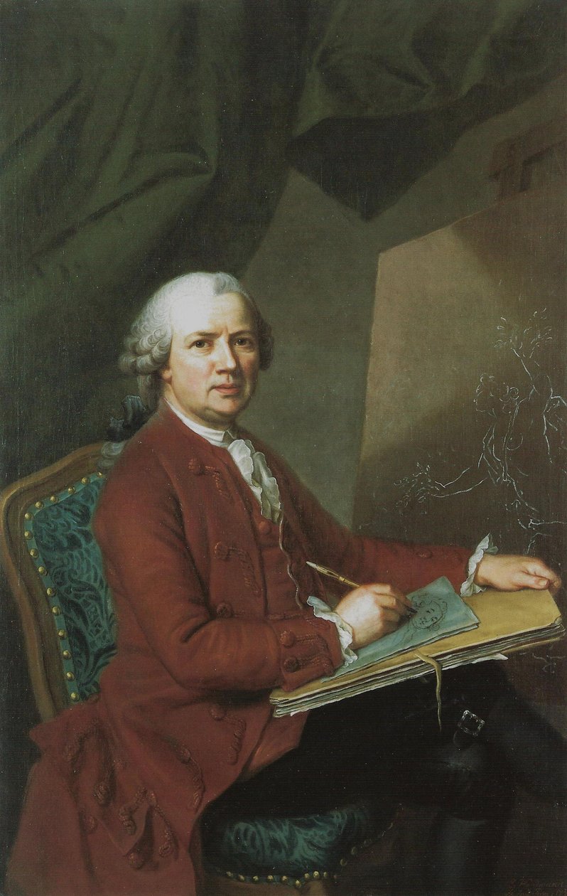 auto-retrato de Emanuel Handmann