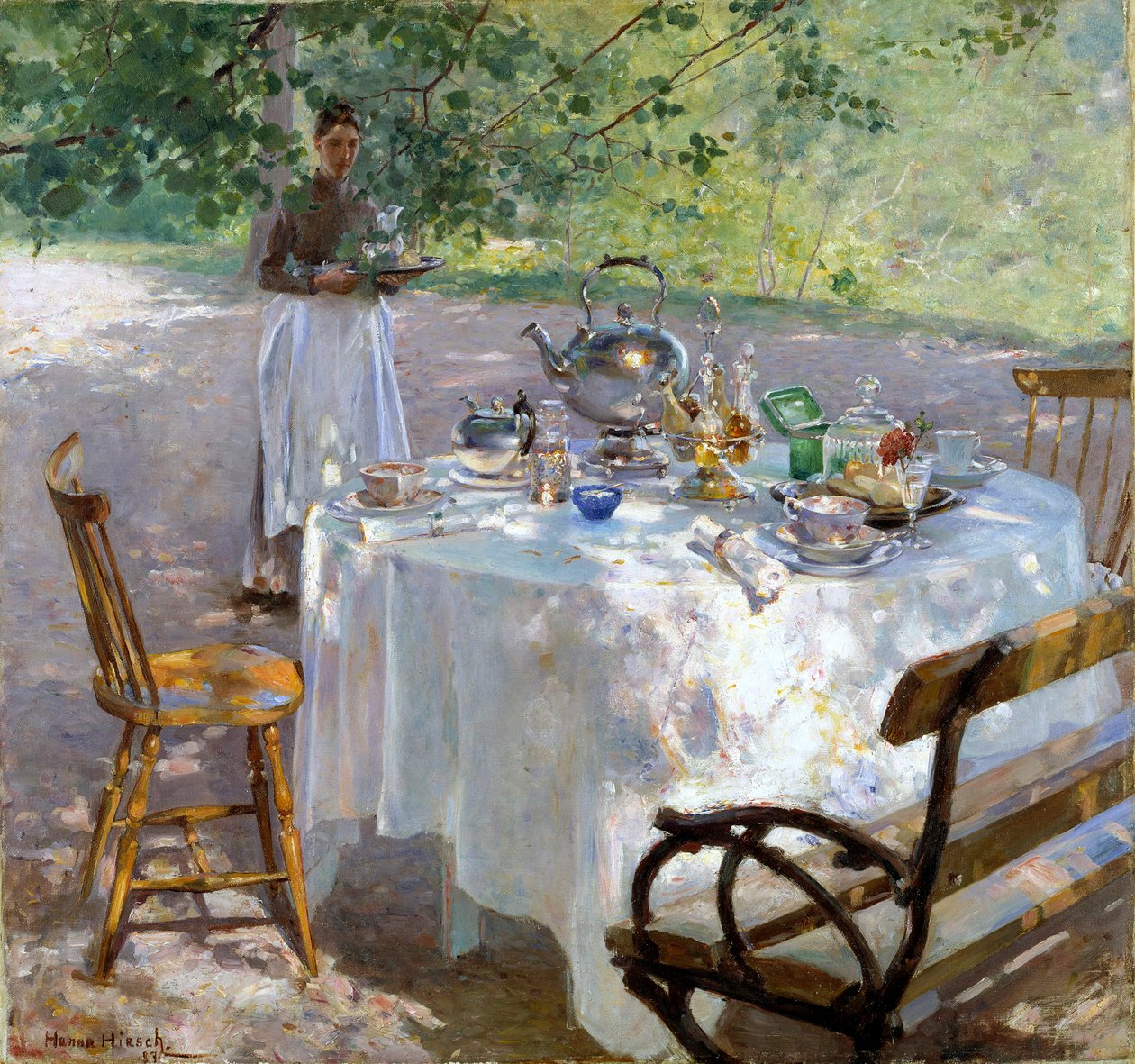 Hora do almoço, 1887. de Hanna Pauli