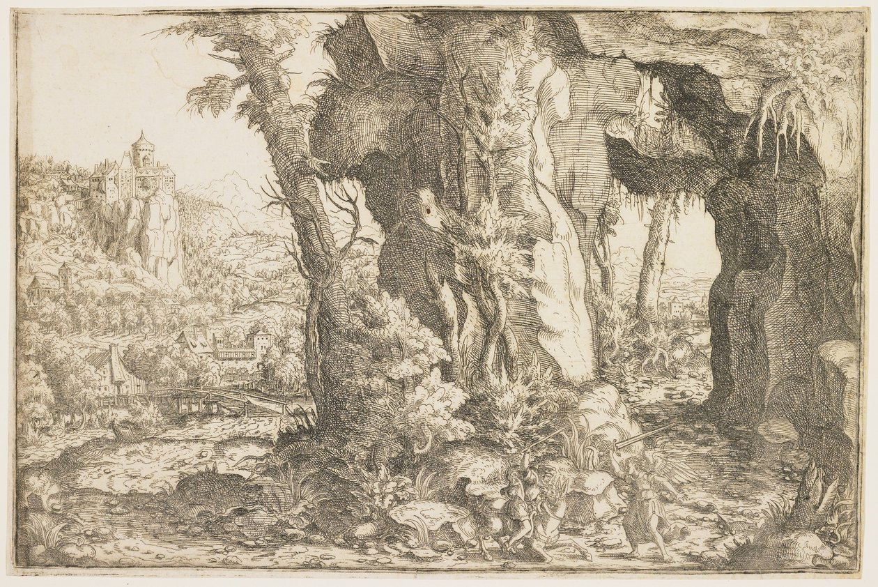 Balaão e o anjo de Hanns Sebald Lautensack