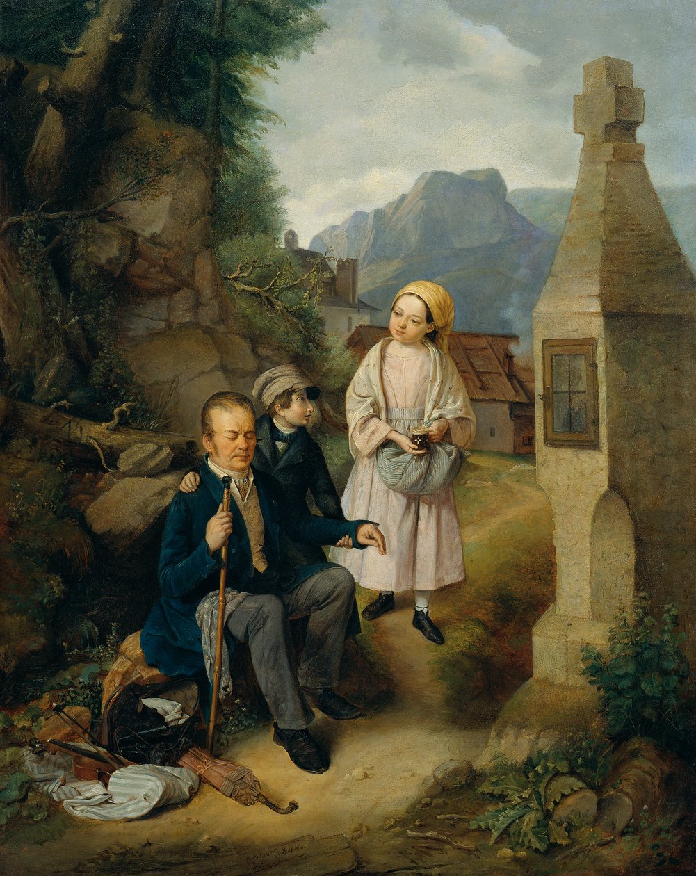O violinista cego de Hanns Gasser