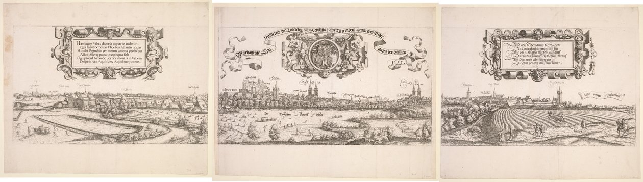 Vista Panorâmica de Nuremberg de Hanns Lautensack