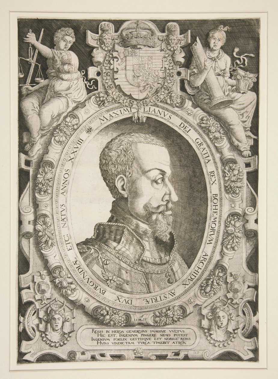 Retrato de Maximiliano II (Habsburgo) de Hanns Lautensack