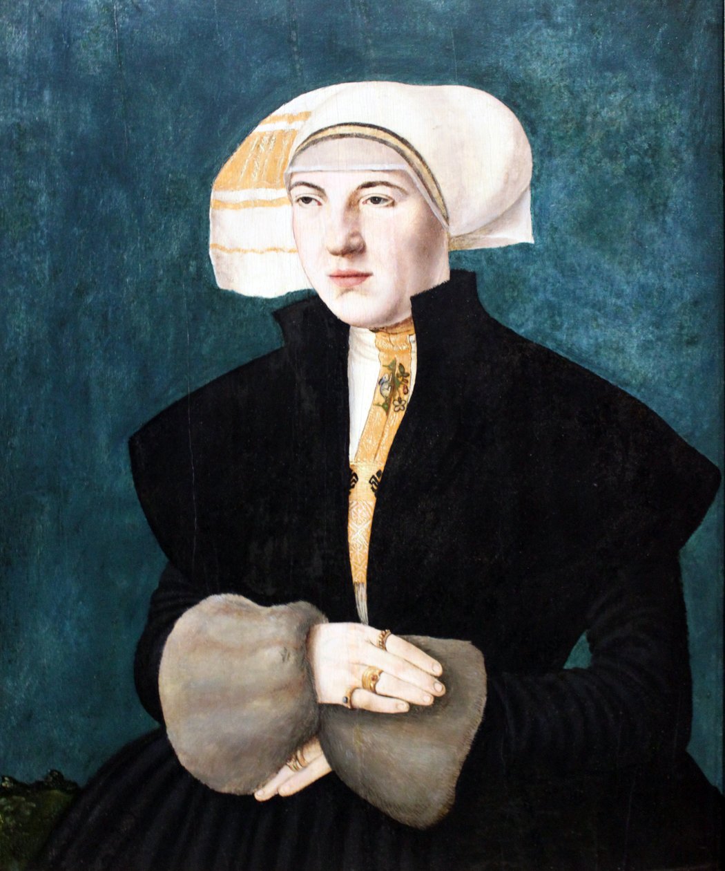 Retrato de Katharina von Holzhausen geb. Breder von Hohenstein de Hans Abel the Younger