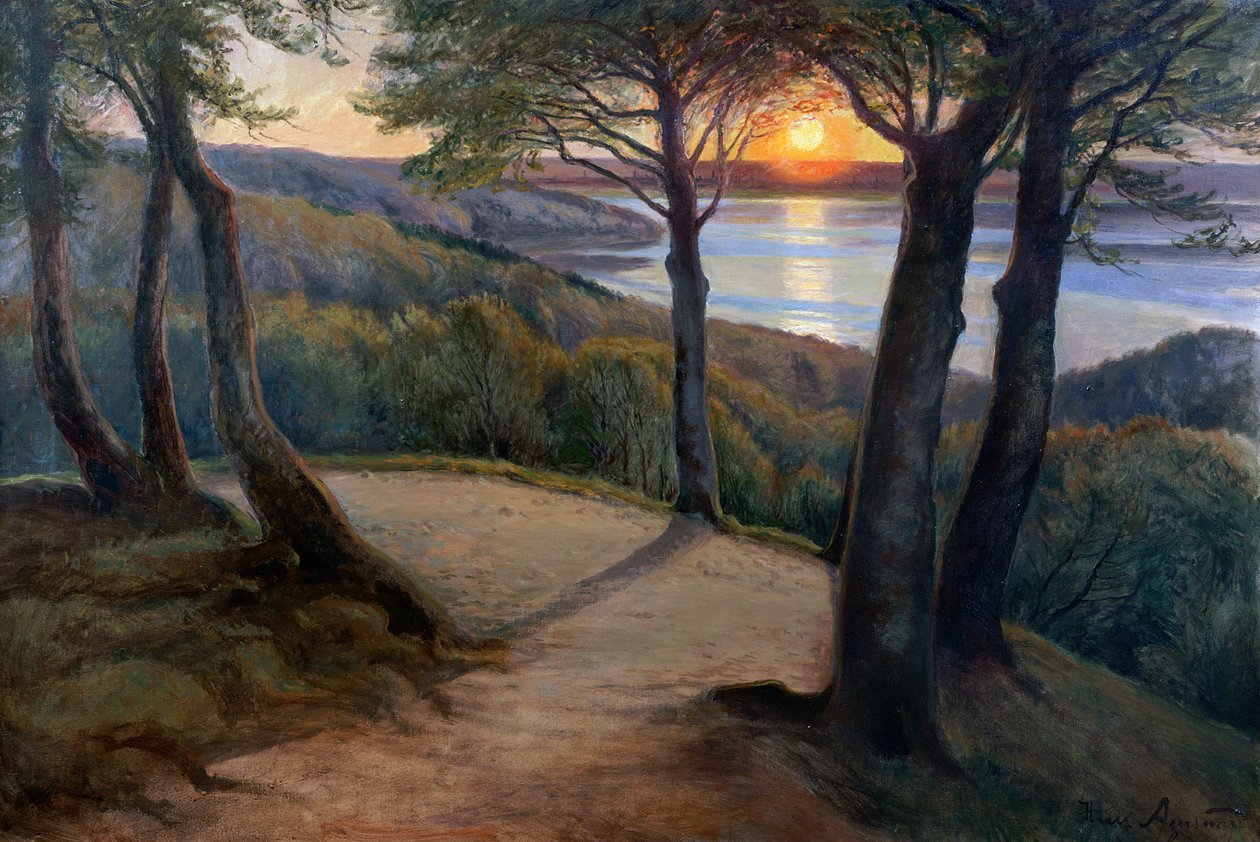 Pôr do sol de Hans Agersnap
