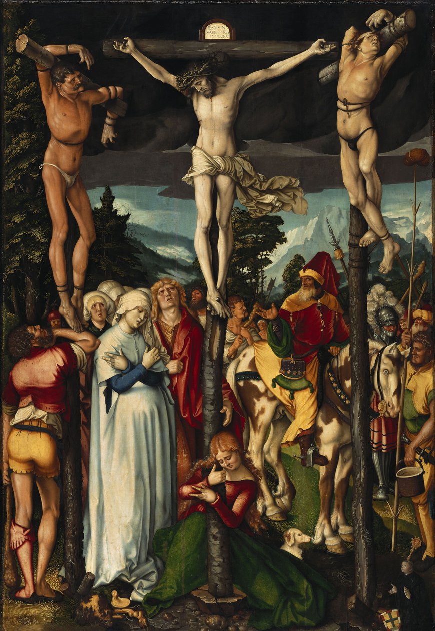 A crucificação de Cristo de Hans Baldung Grien