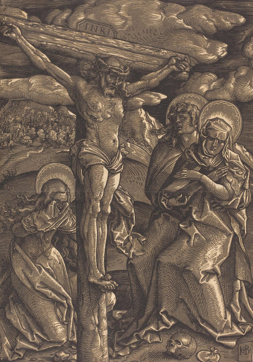 A crucificação de Hans Baldung Grien