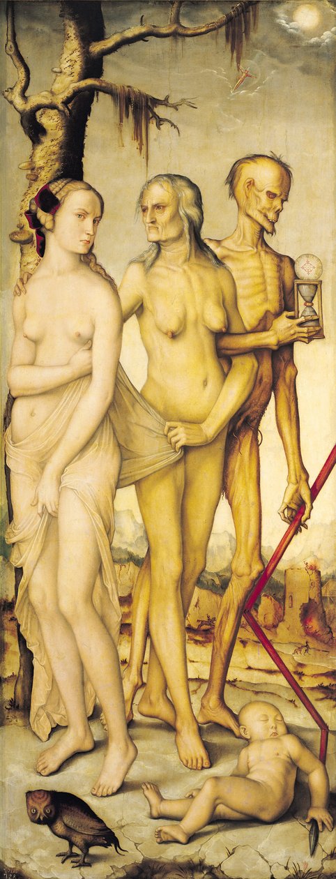 As Três Idades do Homem e da Morte de Hans Baldung Grien