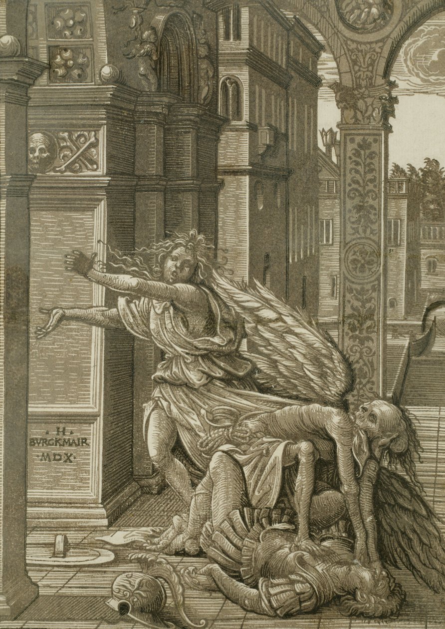 Amantes Surpreendidos pela Morte de Hans Burgkmair