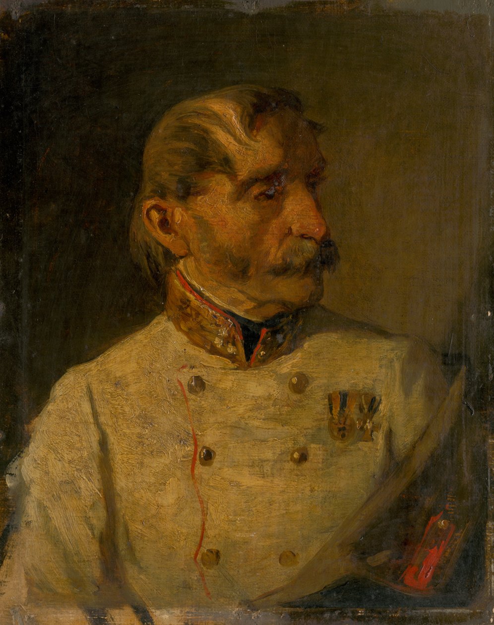 Retrato de um oficial militar de Hans Canon