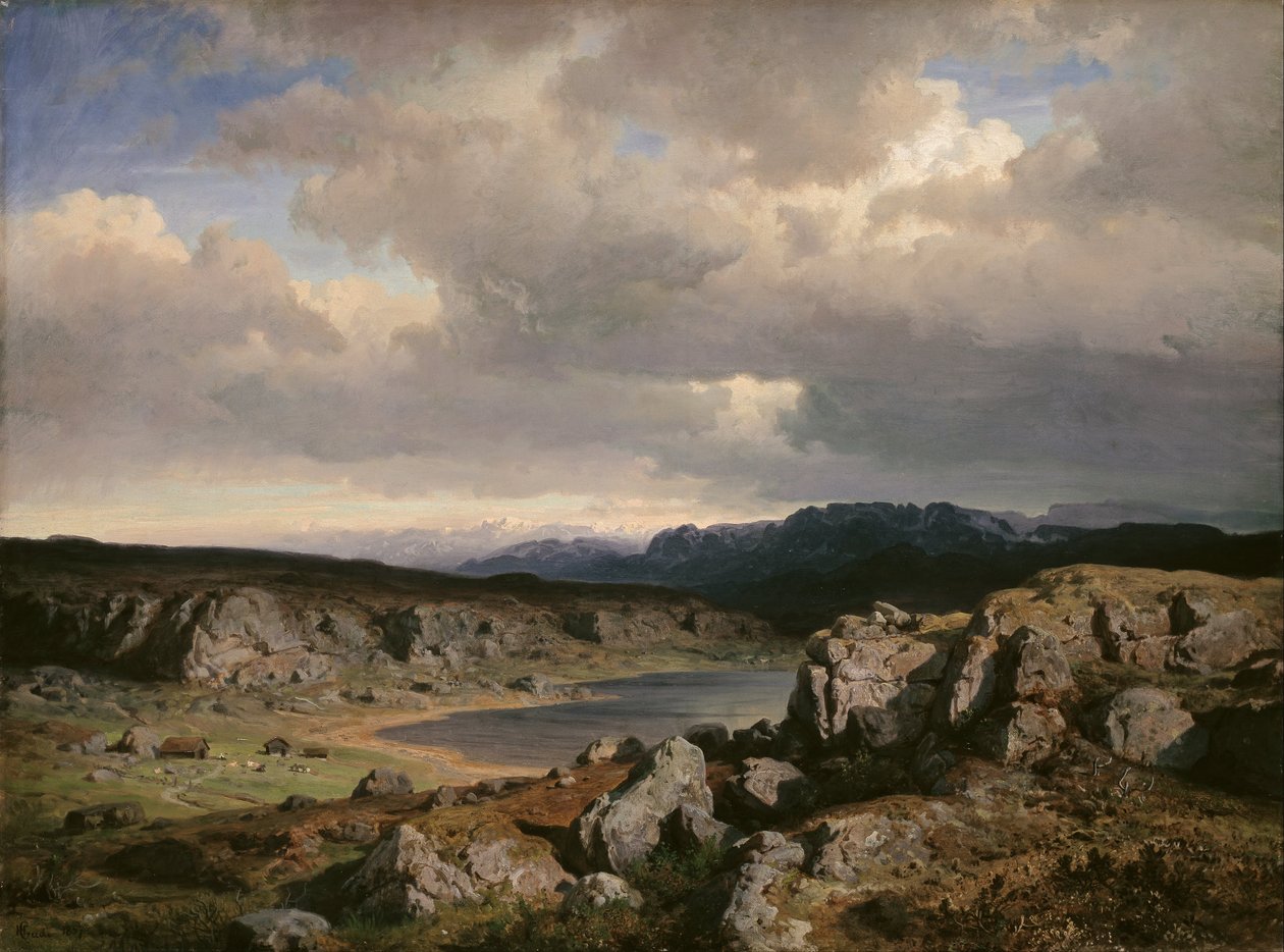 Terras Altas da Noruega de Hans Gude