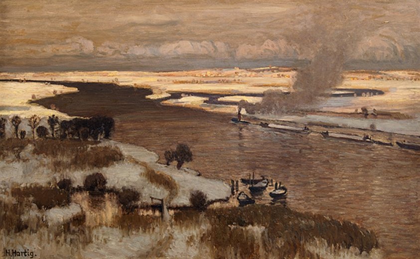 ou paisagem de Hans Hartig