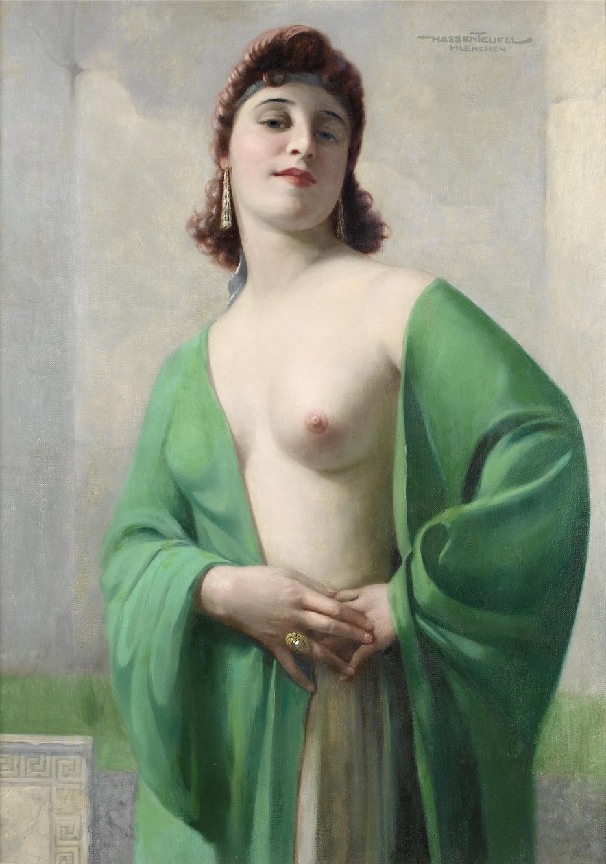 Retrato de uma senhora ruiva de Hans Hassenteufel