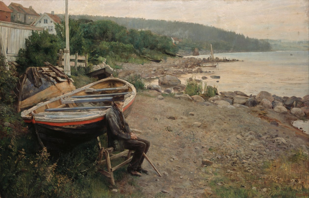 Vista de Åsgårdstrand de Hans Olaf Heyerdahl