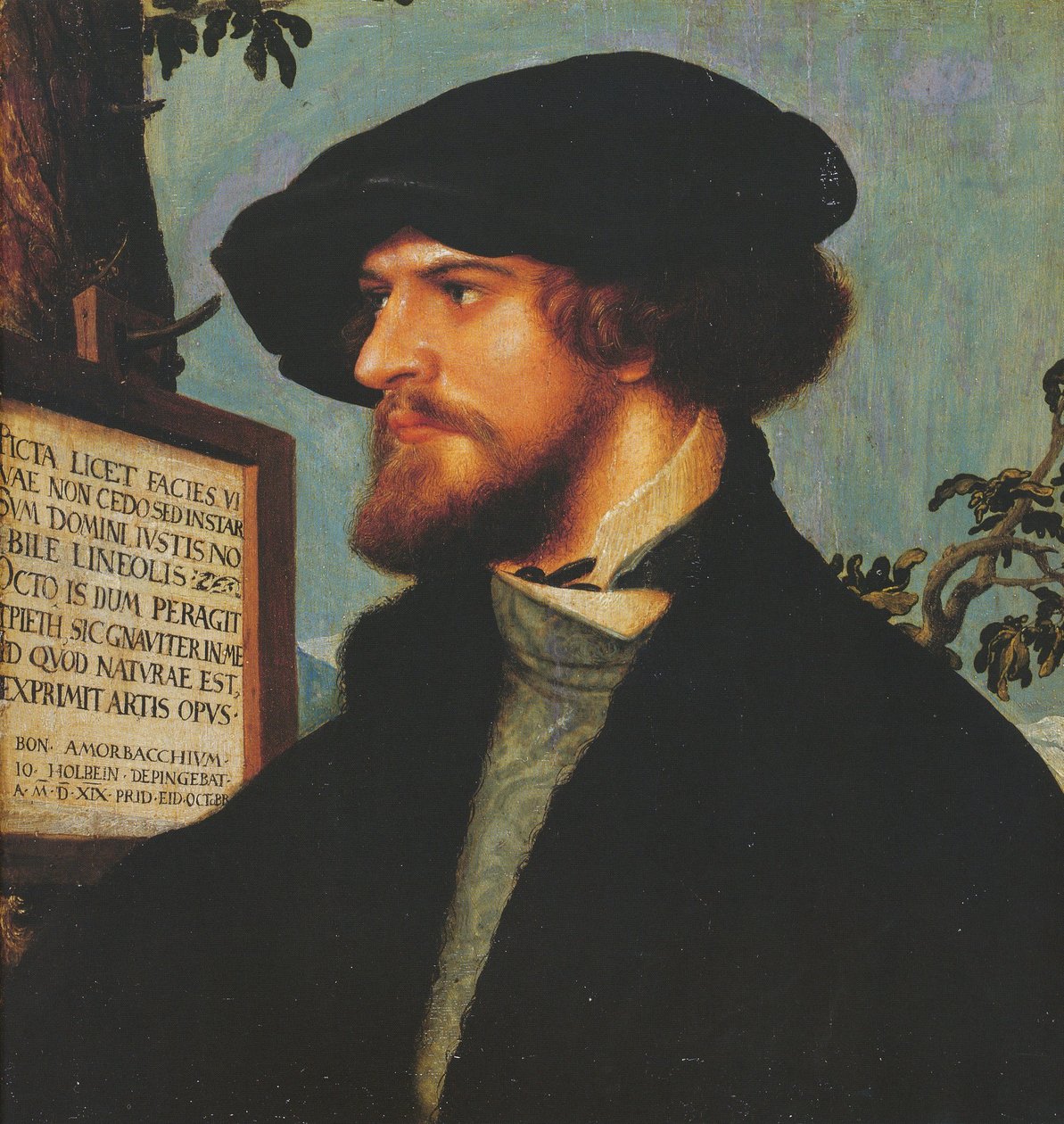 Retrato, de, bonifacius, Amerbach de Hans Holbein