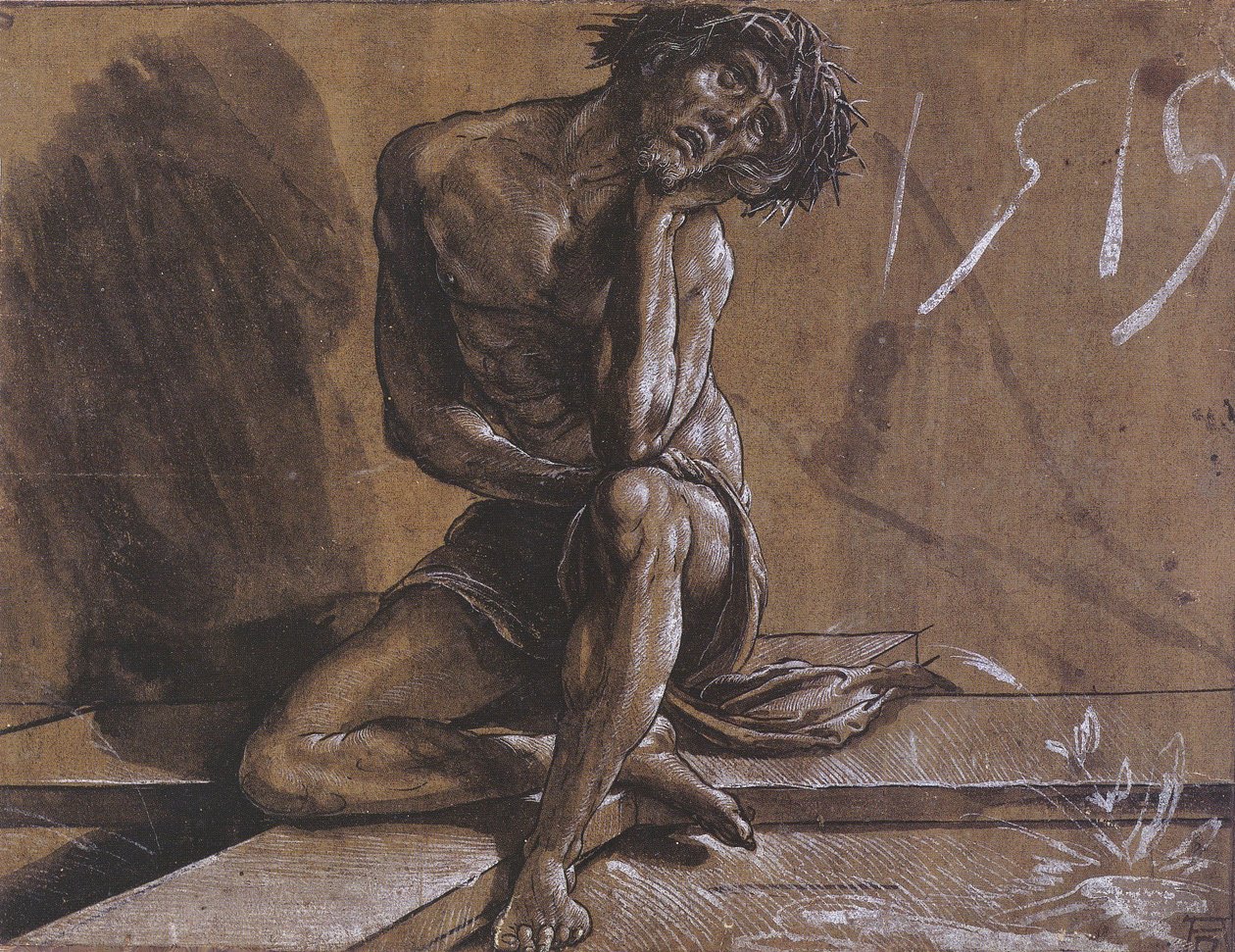 Cristo em repouso de Hans Holbein der Jüngere