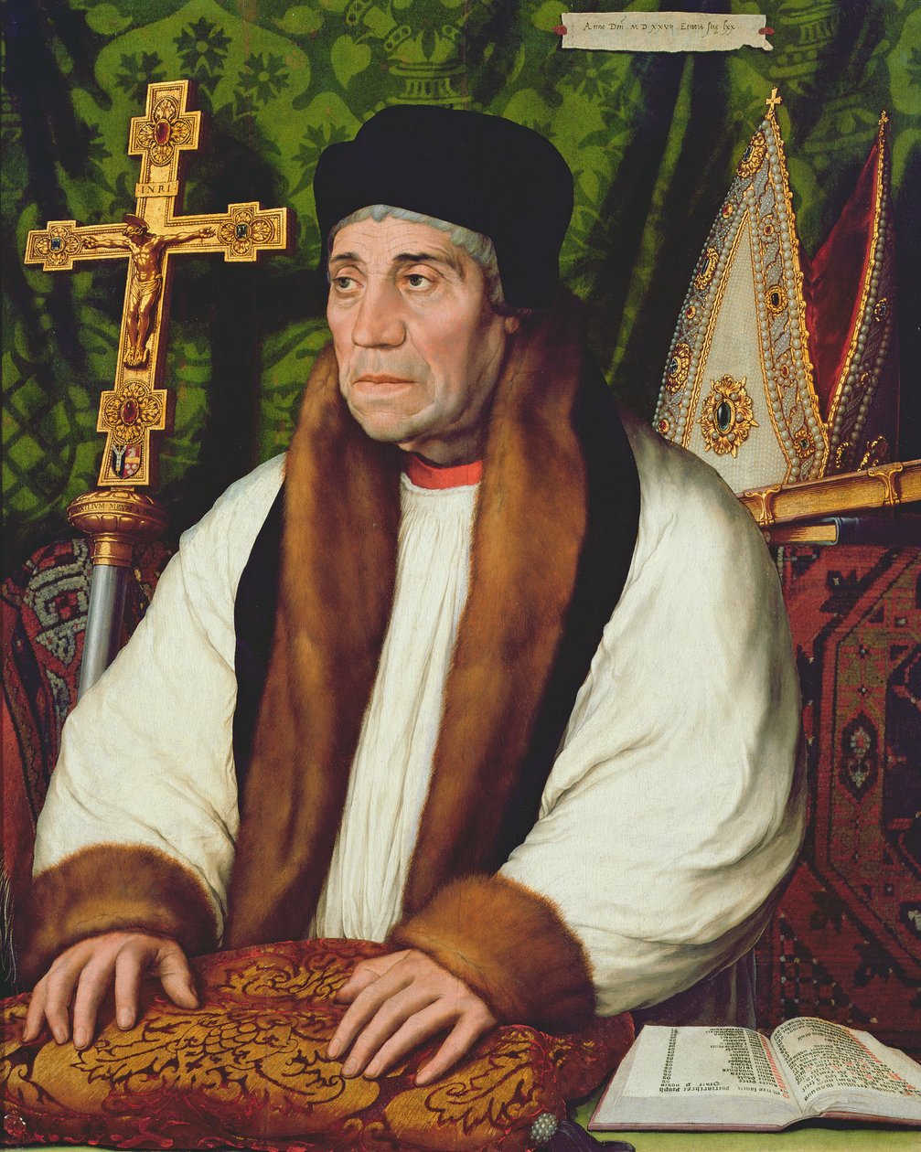 Retrato de William Warham (1450-1532) Arcebispo de Canterbury, 1527 de Hans Holbein der Jüngere