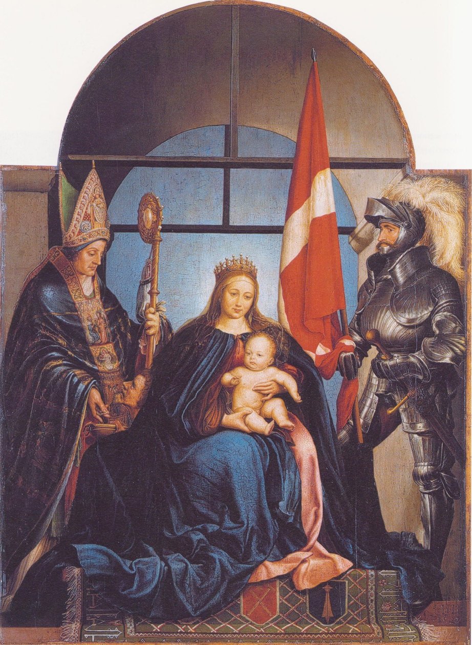 Condição de Madonna de Solothurn antes de 1971 de Hans Holbein der Jüngere