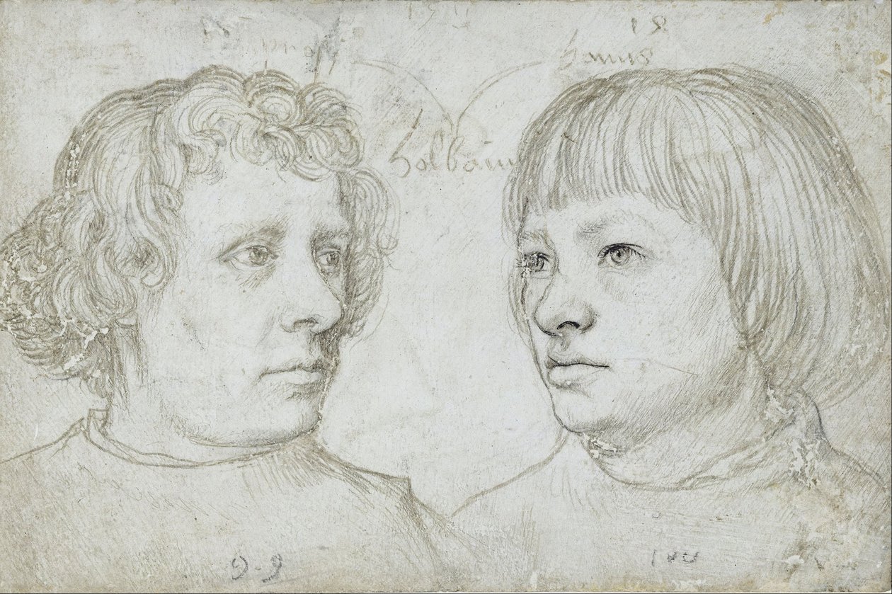 Ambrosius e Hans, os filhos do artista de Hans Holbein the Elder